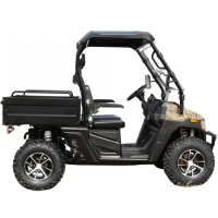 Электроквадроцикл UTV GreenCamel Сахара A10K 4x4 (10kW, R12) LUX Зелёный